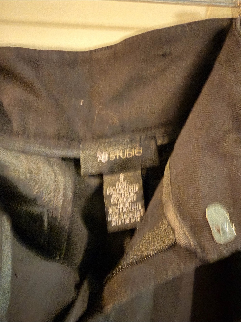 AB Studio Black Women's Dress Pants - Picture 2 of 3